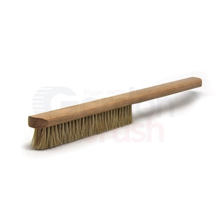 Gordon Brush 4x29 Row Anti-Static Horsehair Narrow Hardwood Handle Plater Brush, PK12 359994